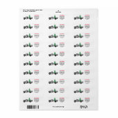 Land Vintag Truck Frohe Weihnachtsbaum (Vorne)