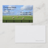 Land-Visitenkarten Visitenkarte (Vorne/Hinten)