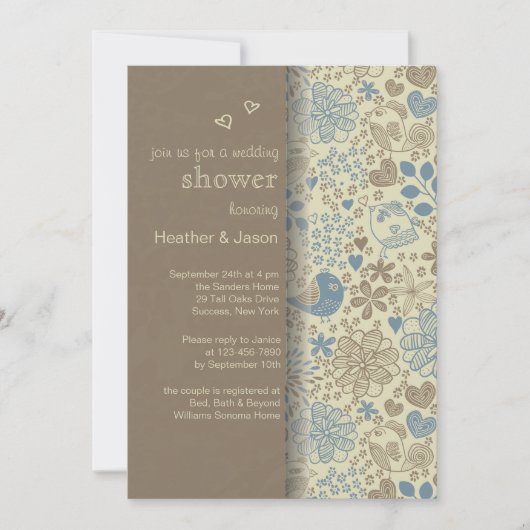 Land-Vogel-Einladung Einladung (Vorderseite)