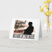 Land vom freien wegen des tapferen karte (Gelbe Blume)