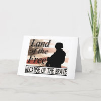 Land vom freien wegen des tapferen