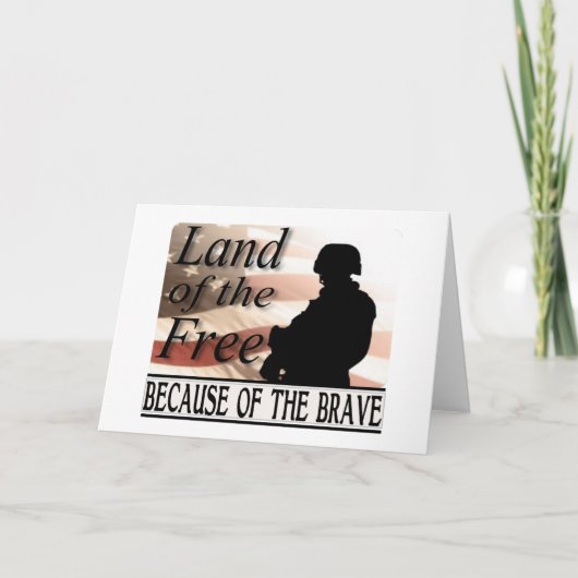 Land vom freien wegen des tapferen karte (Vorderseite)