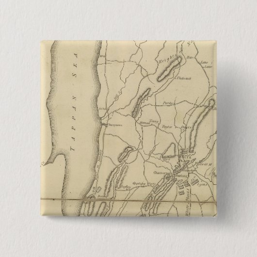 Land vom Frog's Point bis zum Croton River Button (Vorderseite)