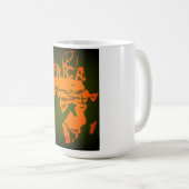 LAND VON AFRIKA KAFFEETASSE (VorderseiteRechts)