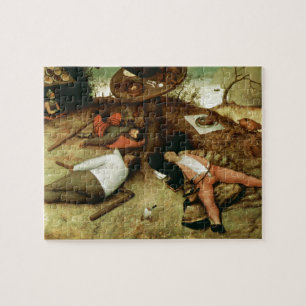 Land von Cockaigne durch Pieter Bruegel das Puzzle