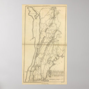 Land von den Punkt des Frosches zu Croton-Fluss Poster