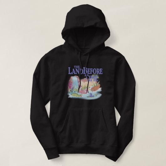 Land vor der Zeit Pastel Dinosaurier Freunde Splas Hoodie (Design vorne)