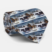 LAND-WEIHNACHTEN: KÜHE: KUNST: KRAWATTE (Gerollt)