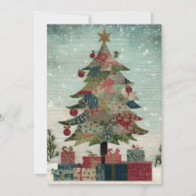 Land-Weihnachtsbaum Einfach zu lesen Großdruck