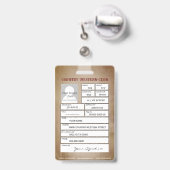 Land-Western Ausweis (Back with Retractable)