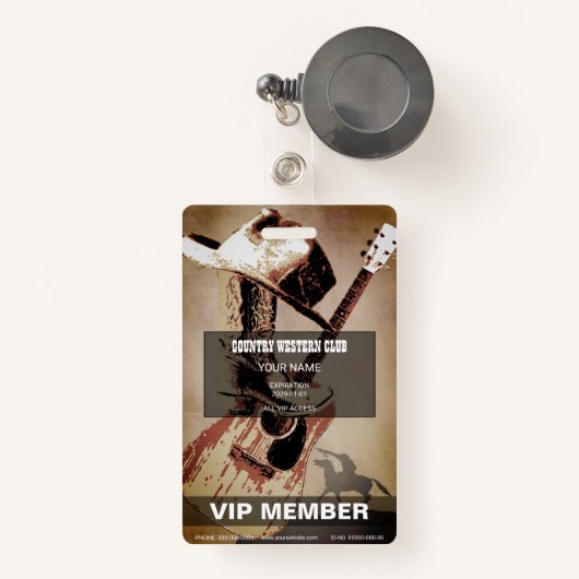 Land-Western Ausweis (Vorderseite mit Rechteck)