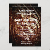 Land-Western-Cowboy-Hochzeits-Einladungen Einladung (Vorne/Hinten)