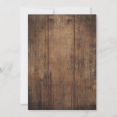 Land Western Geburtstagspartei Einladung (Rückseite)