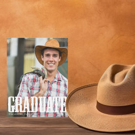 Land Western Graduate Foto Rugged Abschluss Ankündigung