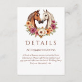 Land Western Pferde Begleitkarte (Rückseite)