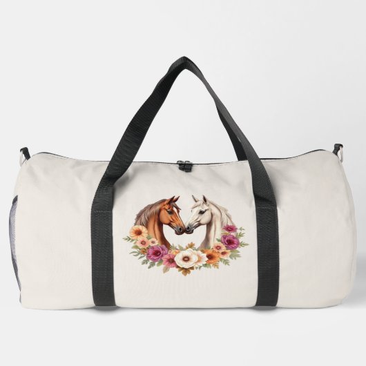 Land Western Pferde Duffle Bag (Rückseite)