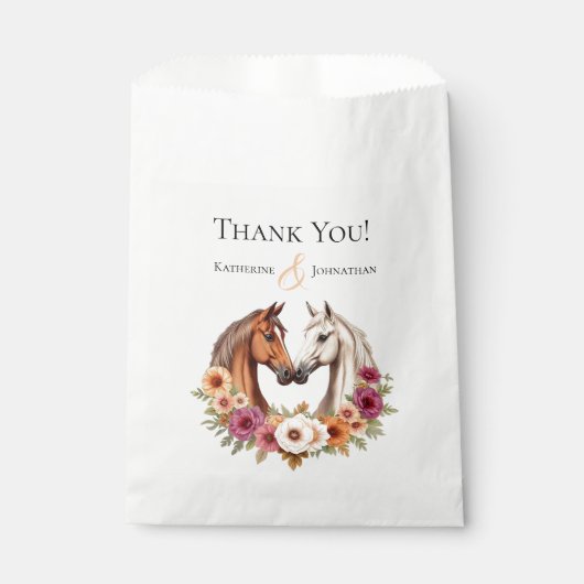 Land Western Pferde Geschenktütchen (Vorderseite)