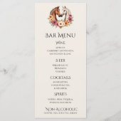 Land Western Pferde Menükarte (Rückseite)