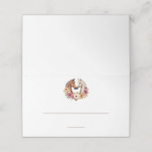 Land Western Pferde Platzkarte (Außenseite Aufgefaltet)