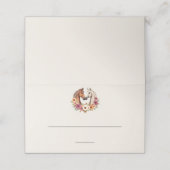 Land Western Pferde Platzkarte (Außenseite Aufgefaltet)