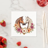 Land Western Pferde Serviette (Beispiel)