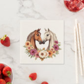 Land Western Pferde Serviette (Beispiel)