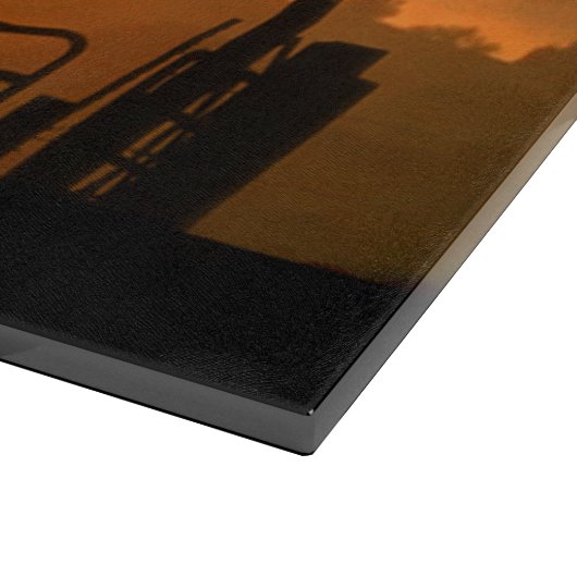 Land Western - Reitpferd Schneidebrett (Ecke)