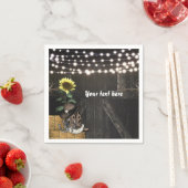 Land Western Rustikale Barenttür Napkins Serviette (Beispiel)