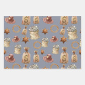 Land Western Rustikales Verpackungspapier Set 3 Geschenkpapier Set (Vorderseite 3)