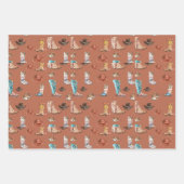 Land Western Rustikales Verpackungspapier Set 3 Geschenkpapier Set (Vorderseite 2)