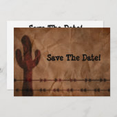 Land Western Save the Date (Vorne/Hinten)