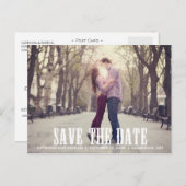 Land Western Save the Date Postkarte (Vorne/Hinten)