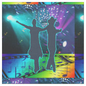 Land-Western-Tänzer 2 Bühne-Lichter und Musik Stoff (Nahaufnahme)