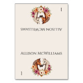 Land Western Tischnummer (Vorderseite)