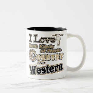 Land-Western Zweifarbige Tasse