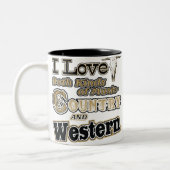 Land-Western Zweifarbige Tasse (Links)