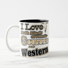 Land-Western Zweifarbige Tasse