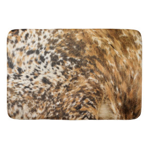 Land-Westernchic-Strudel-Kuh-Fell-Drucke Badematte