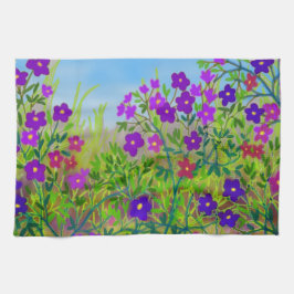 Land-Wildblumen-Küchen-Tuch des Mittelwestens Handtuch