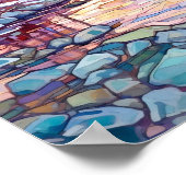 Land Winter Landschaft Print Poster (Ecke)