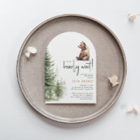 Land "Wir können frühzeitig warten!" Babydusche