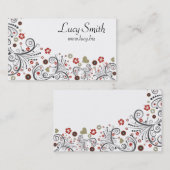 Land-Wirbel Visitenkarte (Vorne/Hinten)