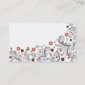 Land-Wirbel Visitenkarte (Rückseite)