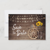 Land Wood Barrel - Save the Date (Vorderseite)