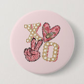 Land XOXO - Wilde West-Liebe Button (Vorderseite)