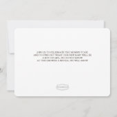 Land Zinnia Party Einladungen zur Geschlechterpers (Rückseite)