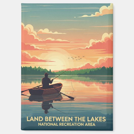 Land zwischen den Seen Kentucky Magnet (Vorderseite)