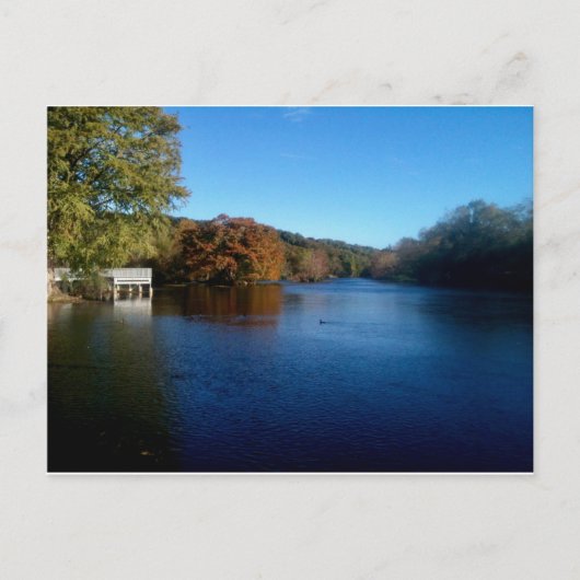 Landa Park Lake Postkarte (Vorderseite)