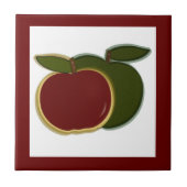 Landäpfel Tile (Cranberry) Fliese (Vorderseite)