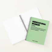 Landarbeiter - Büro- und Spaß Notizblock (Innenseite)